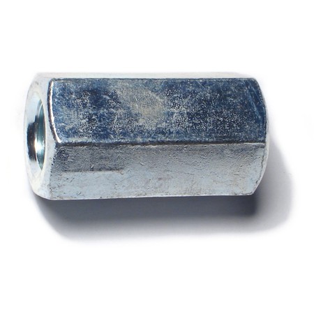 MIDWEST FASTENER Coupling Nut, M12-1.75, Steel, Zinc Plated, 36 mm Lg, 6 PK 78526